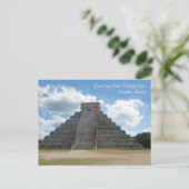 Groeten uit Chichén Itzá, Mexico Briefkaart (Staand voorkant)