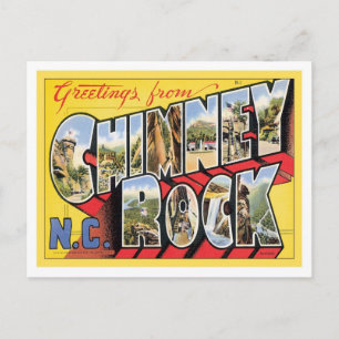 Groeten uit Chimney Rock North Carolina Briefkaart