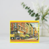 Groeten uit Chinatown, Vintage van New York Briefkaart (Staand voorkant)