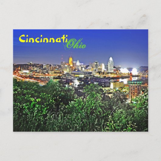 Groeten uit Cincinnati, Ohio! Briefkaart (Voorkant)