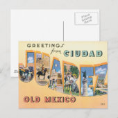 Groeten uit Ciudad Juarez Briefkaart (Voorkant / Achterkant)