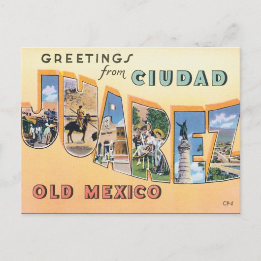 Groeten uit Ciudad Juarez Briefkaart (Voorkant)