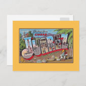  groeten uit Ciudad Juarez Old Mexico Briefkaart (Voorkant / Achterkant)