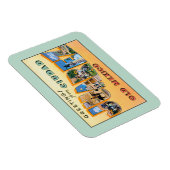  groeten uit Ciudad Juarez Old Mexico Magneet (Rechterzijde)