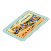  groeten uit Ciudad Juarez Old Mexico Magneet (Linkerzijde)