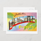  groeten uit Clearwater, Florida Briefkaart (Voorkant / Achterkant)