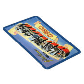 Groeten uit Cleveland,  Briefkaart Ohio Magneet (Rechterzijde)