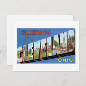 Groeten uit Cleveland, Ohio. Briefkaart (Voorkant / Achterkant)