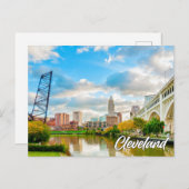 Groeten uit Cleveland, Ohio, Verenigde Staten Feestdagenkaart (Voorkant / Achterkant)