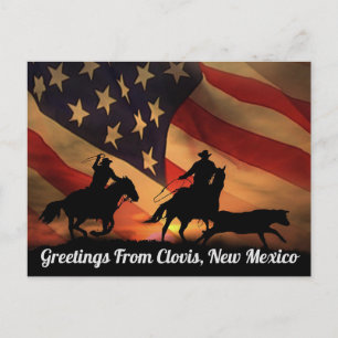 Groeten uit Clovis, New Mexico Briefkaart
