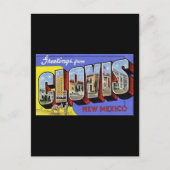 Groeten uit Clovis New Mexico Briefkaart (Voorkant)