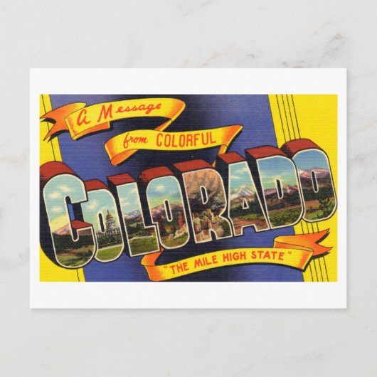  Groeten uit Colorado Briefkaart (Voorkant)