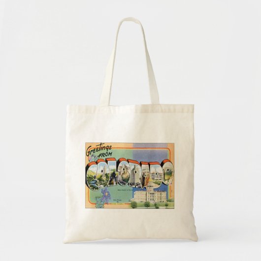 Groeten uit Colorado CO Tote Bag (Voorkant)