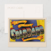 Groeten uit Colorado Large Letter Briefkaart (Voorkant / Achterkant)