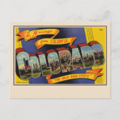 Groeten uit Colorado Large Letter Briefkaart (Voorkant)