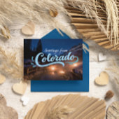 Groeten uit Colorado - Night Hot Springs Briefkaart