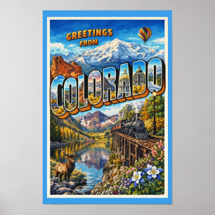 Groeten uit Colorado Poster