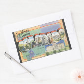 Groeten uit Colorado, Rechthoekige Sticker (Envelop)