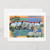  groeten uit Colorado-reisposter Briefkaart (Voorkant / Achterkant)