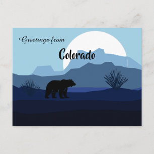 Groeten uit Colorado State Tranquil Blue Shades Briefkaart