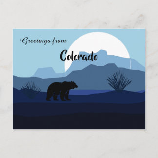 Groeten uit Colorado State Tranquil Blue Shades Briefkaart