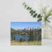 Groeten uit Colorful Colorado Briefkaart (Staand voorkant)