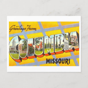 groeten uit Columbia, Missouri Briefkaart