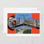  groeten uit Columbia, South Carolina Briefkaart (Voorkant / Achterkant)