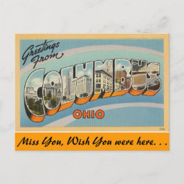 Groeten uit Columbus Briefkaart