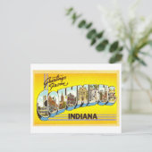 groeten uit Columbus, Indiana Briefkaart (Staand voorkant)
