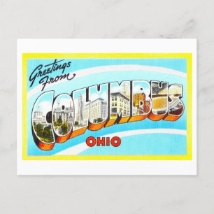  groeten uit Columbus, Ohio Briefkaart