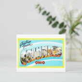  groeten uit Columbus, Ohio Briefkaart (Staand voorkant)