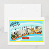  groeten uit Columbus, Ohio Briefkaart (Voorkant / Achterkant)