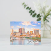 Groeten uit Columbus, Ohio, Verenigde Staten Briefkaart (Staand voorkant)