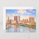 Groeten uit Columbus, Ohio, Verenigde Staten Briefkaart (Voorkant / Achterkant)