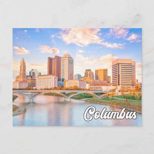 Groeten uit Columbus, Ohio, Verenigde Staten Briefkaart (Voorkant)