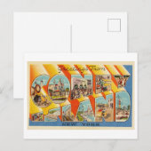  groeten uit Coney Island, New York Briefkaart (Voorkant / Achterkant)