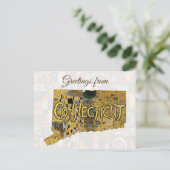 Groeten uit Connecticut Briefkaart (Staand voorkant)