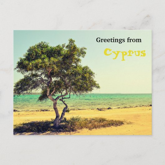 Groeten uit Cyprus Briefkaart (Voorkant)
