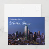 Groeten uit Dallas, Texas ansichtkaart Briefkaart (Voorkant / Achterkant)