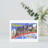groeten uit Dallas, Texas Briefkaart (Staand voorkant)