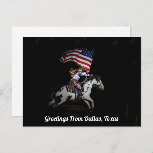 Groeten uit Dallas, Texas Briefkaart (Voorkant / Achterkant)