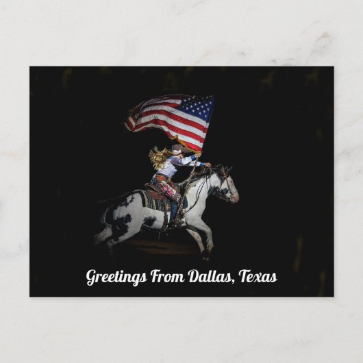 Groeten uit Dallas, Texas Briefkaart (Voorkant)