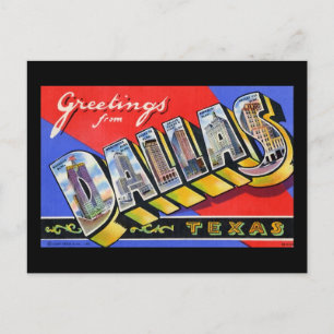 Groeten uit Dallas Texas Briefkaart