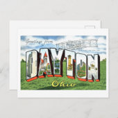 groeten uit Dayton, Ohio Briefkaart (Voorkant / Achterkant)