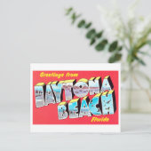 Groeten uit Daytona Beach, Florida,  Briefkaart (Staand voorkant)