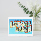  groeten uit Daytona Beach, Florida Briefkaart (Staand voorkant)