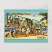 Groeten uit Daytona Beach Florida Revel Briefkaart (Voorkant)