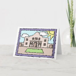 Groeten uit de Alamo San Antonio Texas Kaart