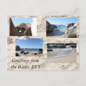 Groeten uit de Baden, Britse Maagdeneilanden Briefkaart (Voorkant)